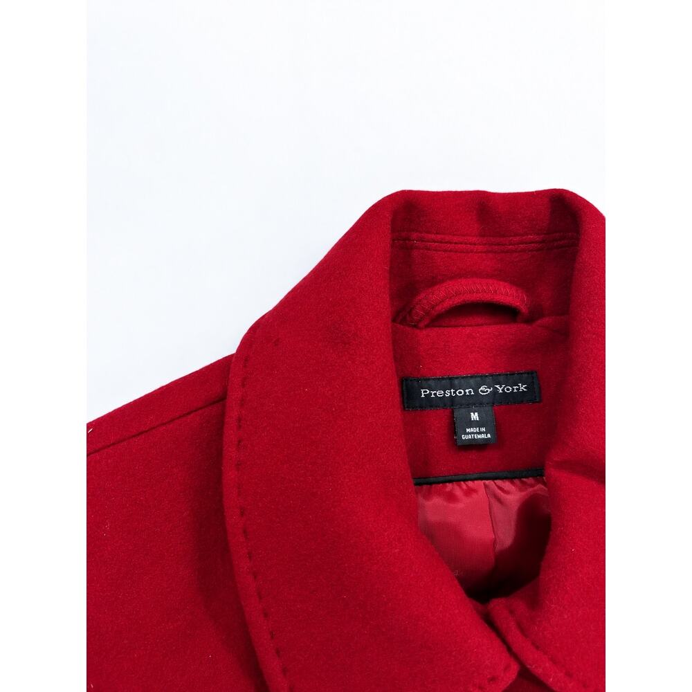 Preston & York Women’s Wool Blend Coat – Cardinal Red – Size M – NWT - Picture 6 of 8